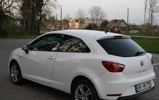 Seat Ibiza cena 22900 przebieg: 225000, rok produkcji 2014 z Piaski małe 352